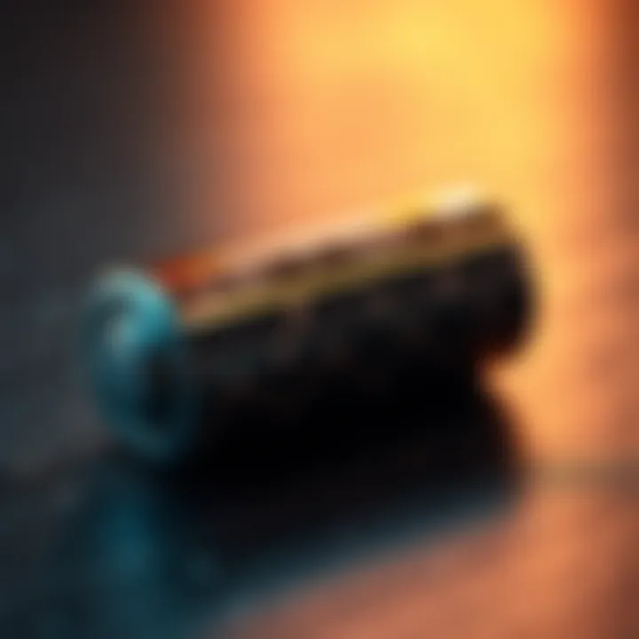 Diagram of lithium-ion battery incorporating carbon nanotubes