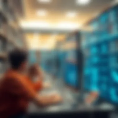 Illustration of user experience on digital libraries