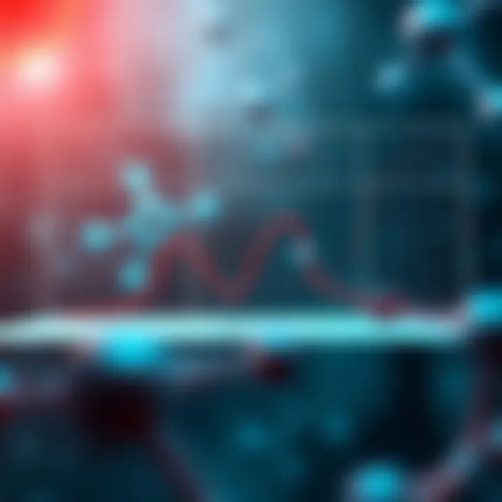 Graph depicting enzyme kinetics and reaction rates