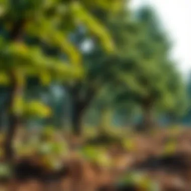 Afforestation and reforestation efforts