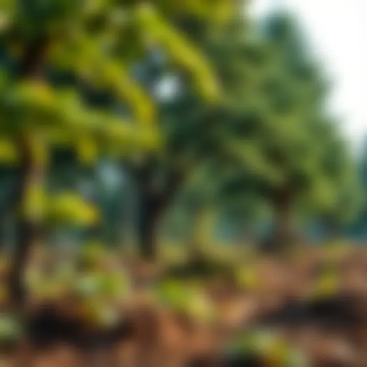 Afforestation and reforestation efforts