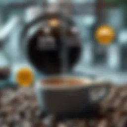 Detailed infographic showcasing the chemical-free decaffeination methods