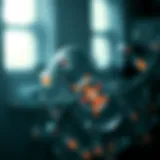 Abstract representation of drug resistant depression