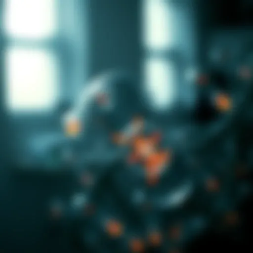 Abstract representation of drug resistant depression