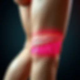 Visualization of cellulite formation on leg tissue layers