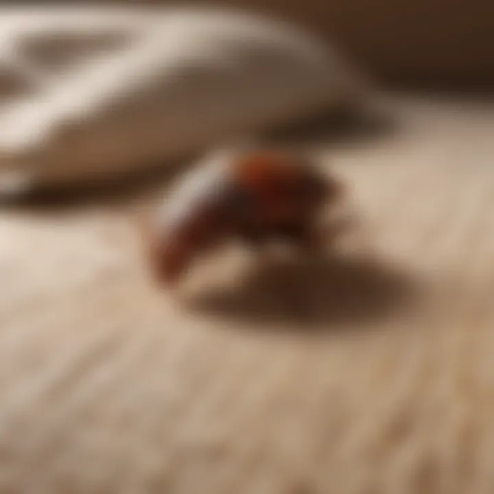 Graphic showing bed bug habitats