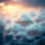 Cloud computing architecture illustration