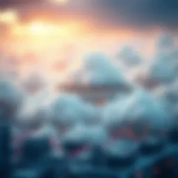 Cloud computing architecture illustration