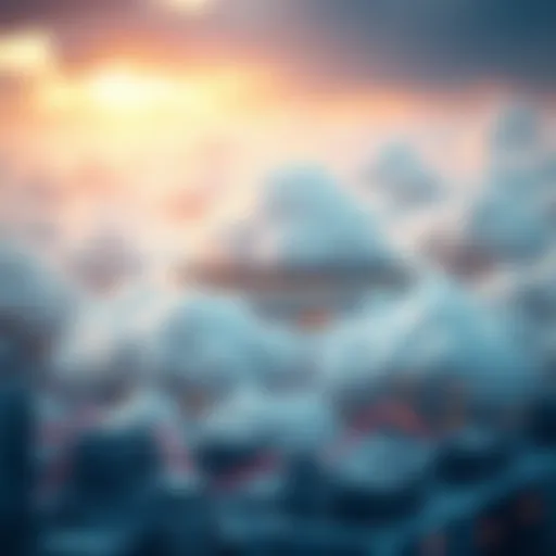 Cloud computing architecture illustration