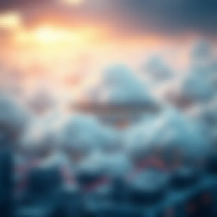 Cloud computing architecture illustration