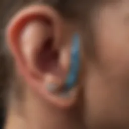 Diagram illustrating the anatomy of the ear with focus on auditory pathways