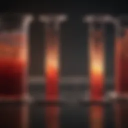 Visual representation of elevated IgE levels in the bloodstream