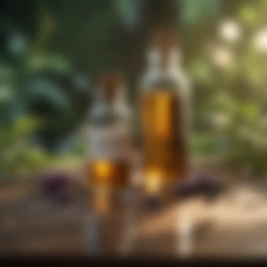 An array of natural homeopathic remedies