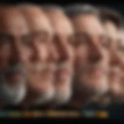 A diagram illustrating the spectrum of personality traits