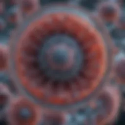 Microscopic view of RSV virions