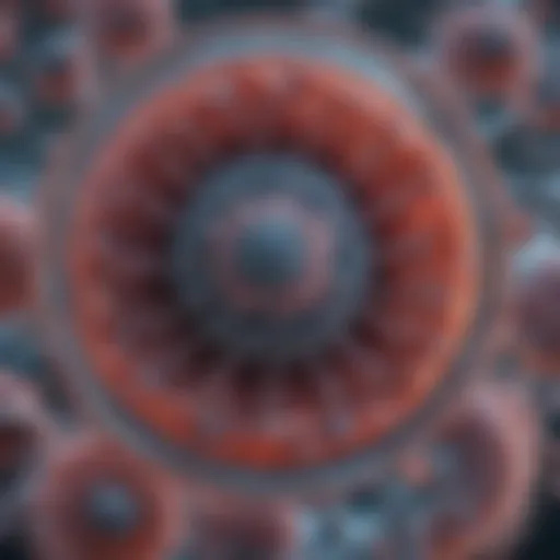 Microscopic view of RSV virions