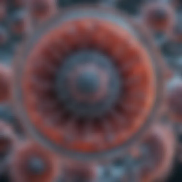 Microscopic view of RSV virions