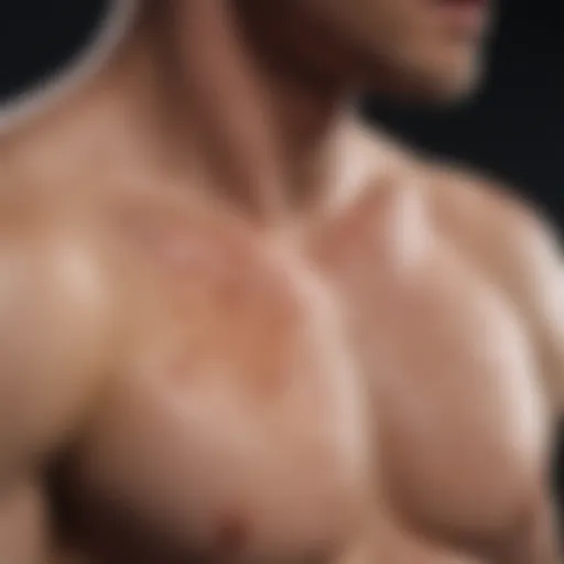 Illustration of sweat glands and their function