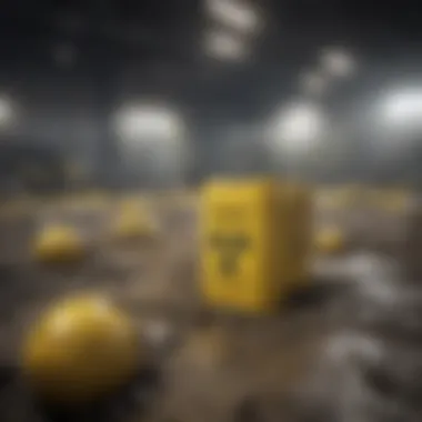 Diverse Types of Nuclear Waste Detailed illustration of nuclear waste types