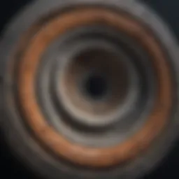 Cross-section of various sewer line materials