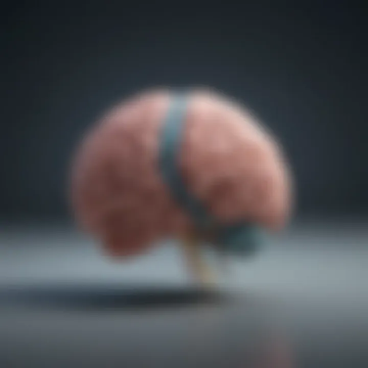 An illustration showing brain activity during different sleep stages