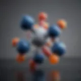Illustration depicting the chemical structure of melatonin
