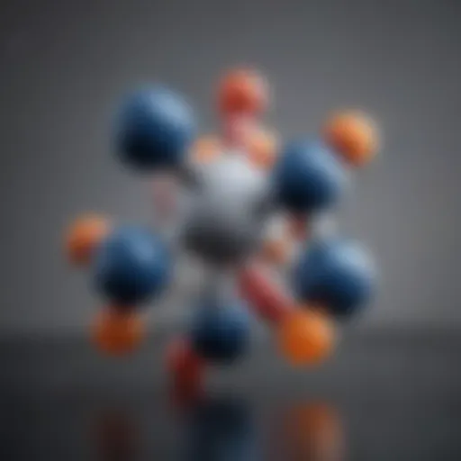 Illustration depicting the chemical structure of melatonin