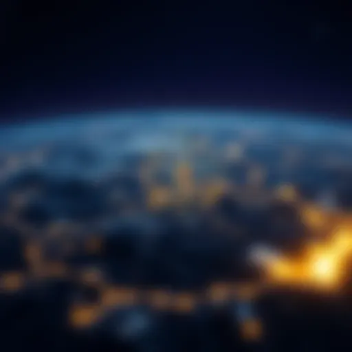 Detailed diagram of GPS satellite constellation