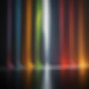 A visual exploration of shadow colors under different lighting conditions