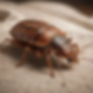 Anatomy of Bed Bugs Detailed illustration of a bed bug anatomy highlighting key features.