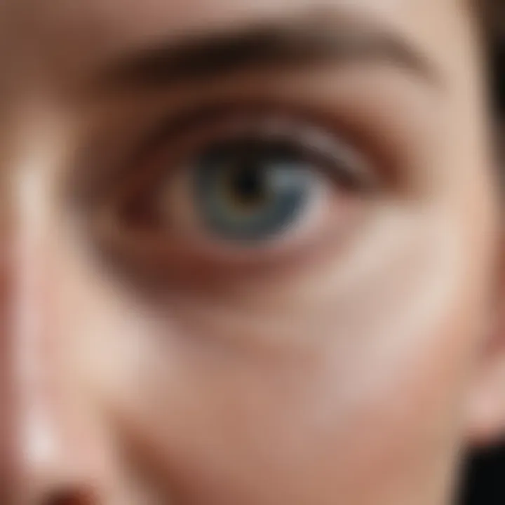 Infographic on when to seek medical help for eye pressure
