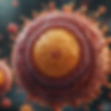 Immune Response Mechanism Diagram depicting the immune response to viral infections