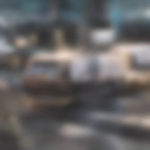 A UPS delivery truck with a focus on animal transportation